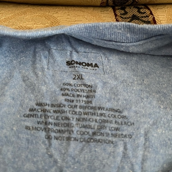 Mens Sonoma palm tree t-shirt - Picture 3 of 5